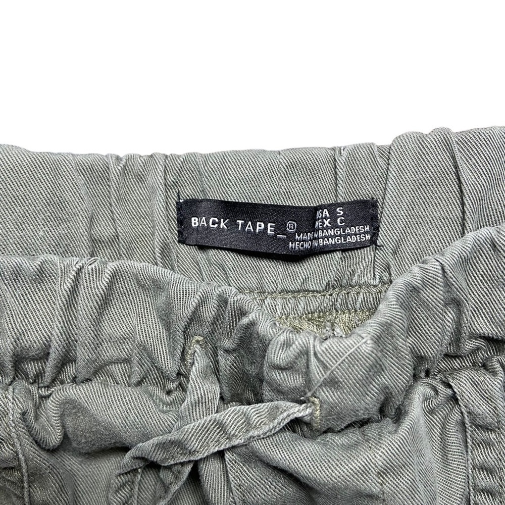 Green Utility Drawstring Shorts Size Small - Picture 3 of 6